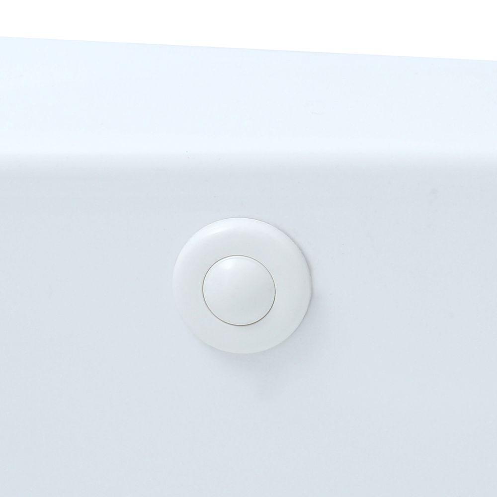 Mariposa 5 ft. Whirlpool Tub with Integral Farmhouse Apron Right-Hand Drain and Heater in White - Super Arbor