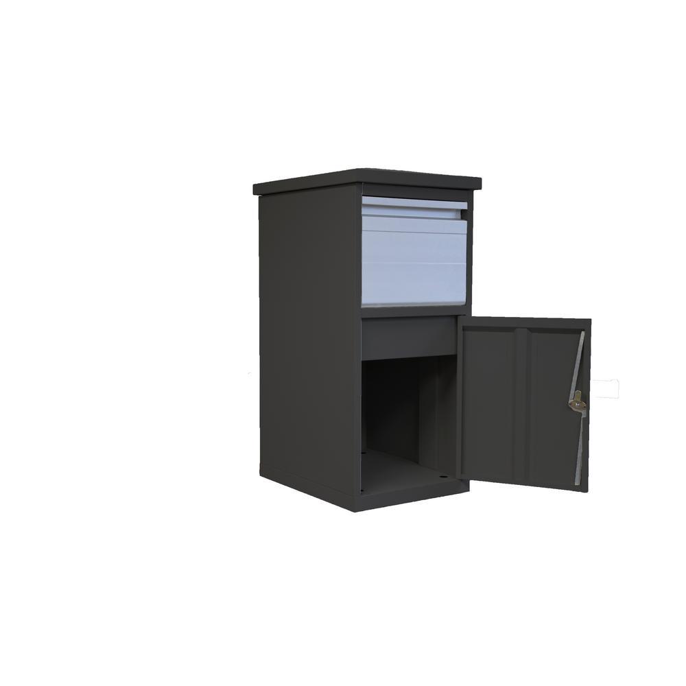 ParcelWirx Graphite Wall/Ground Mount Secure Dropbox - Super Arbor