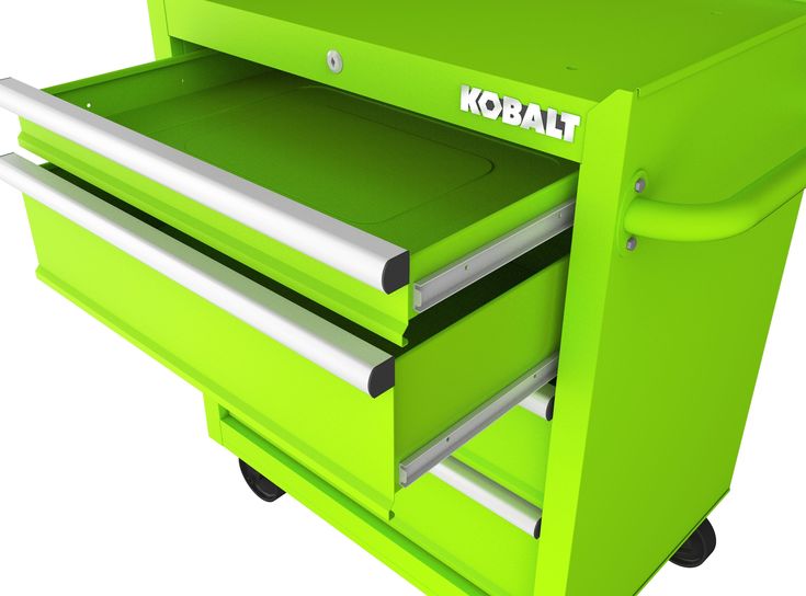 Kobalt 26.7-in W x 33-in H 4-Drawer Steel Rolling Tool Cabinet (Green)