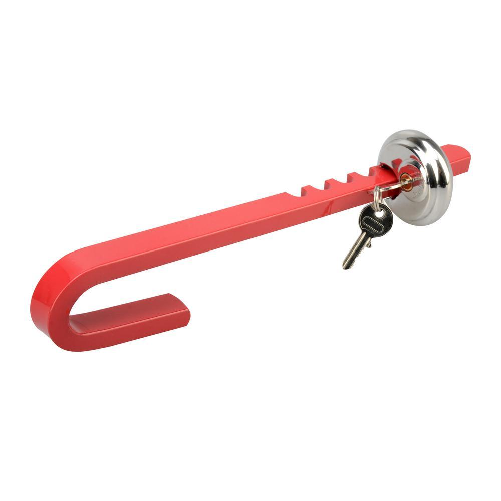 Max Load 12 in. J-Style Trailer Wheel Lock - Super Arbor