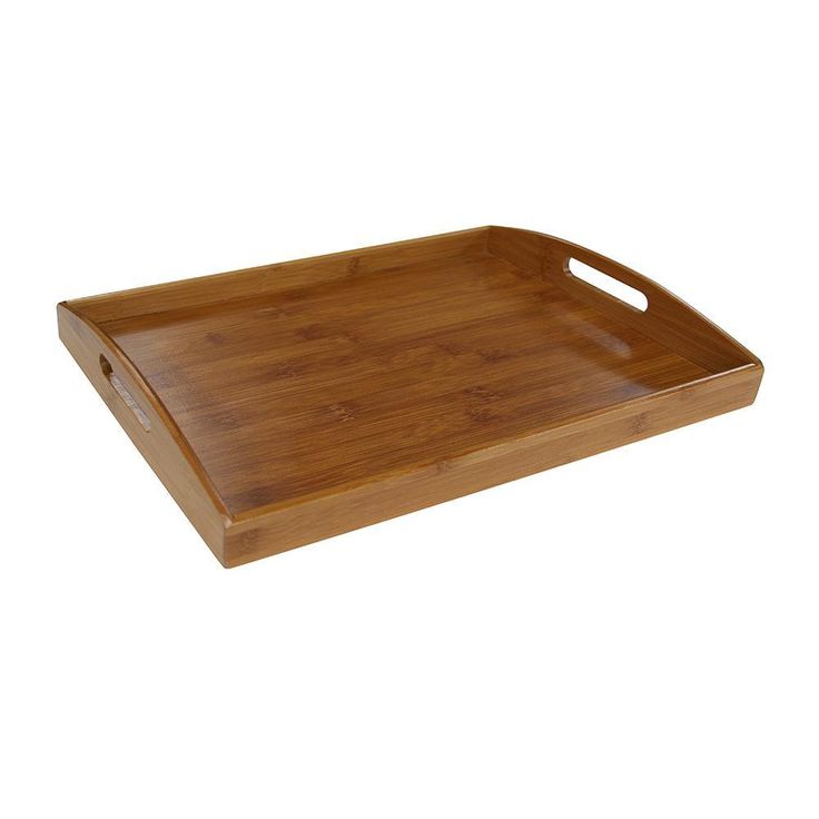16.87 in. x 11.62 in. x 2.25 in. Home Basics Serving Tray