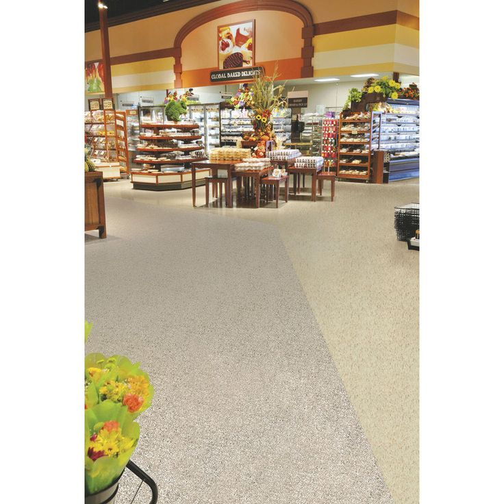 Armstrong Flooring Imperial Texture 45-Piece Sandrift White Commercial VCT Tile