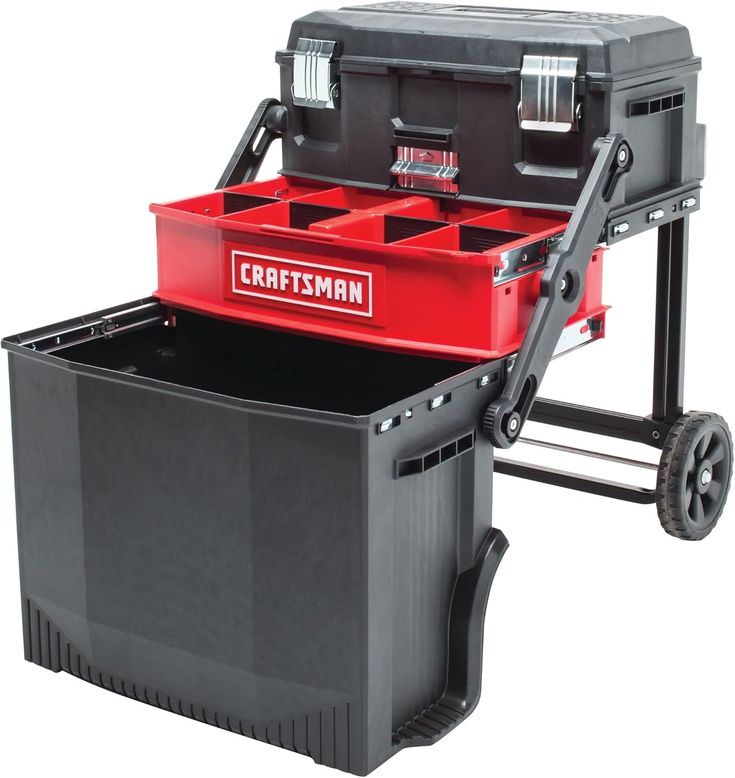 CRAFTSMAN 22-in 1-Drawer Black Metal Wheels Lockable Tool Box