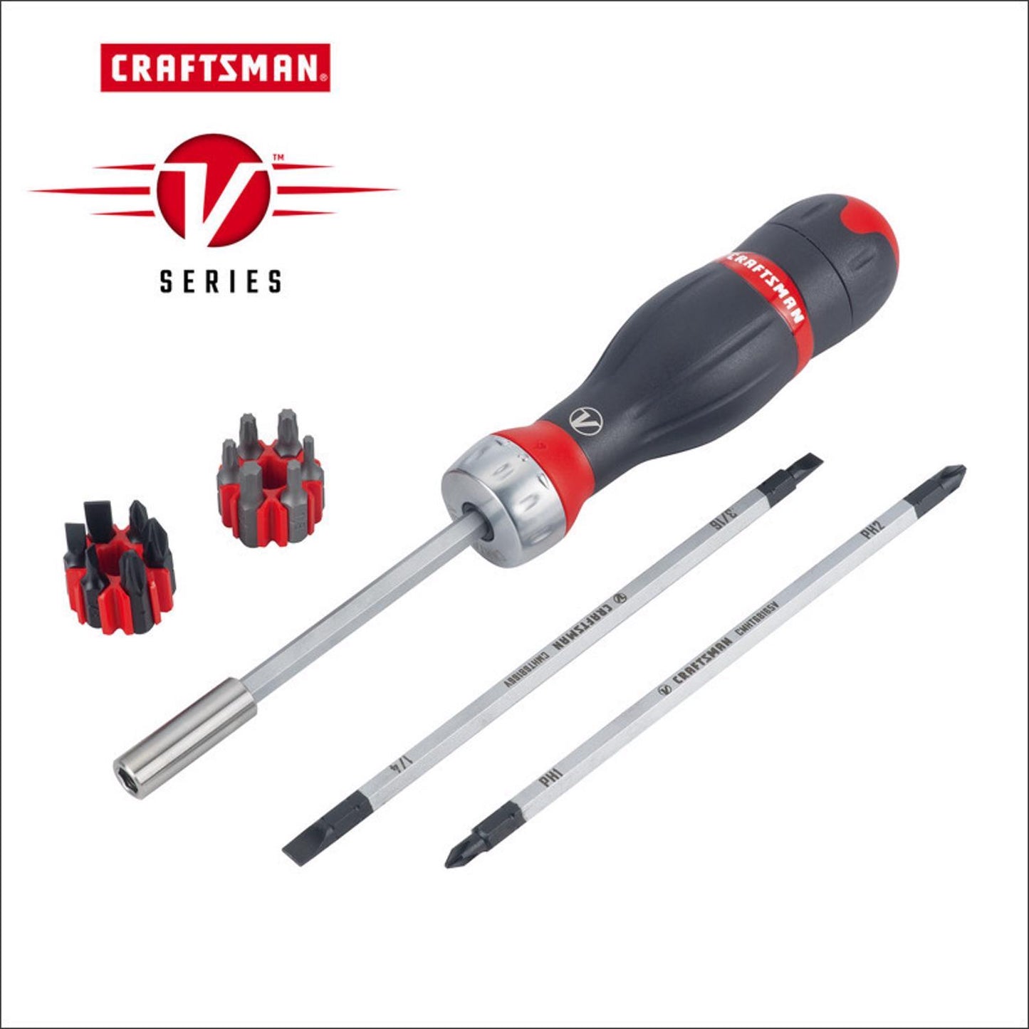 Craftsman V-Series X-Tract Technology 3-in-1 Ratcheting Screwdriver Set, 16 pc