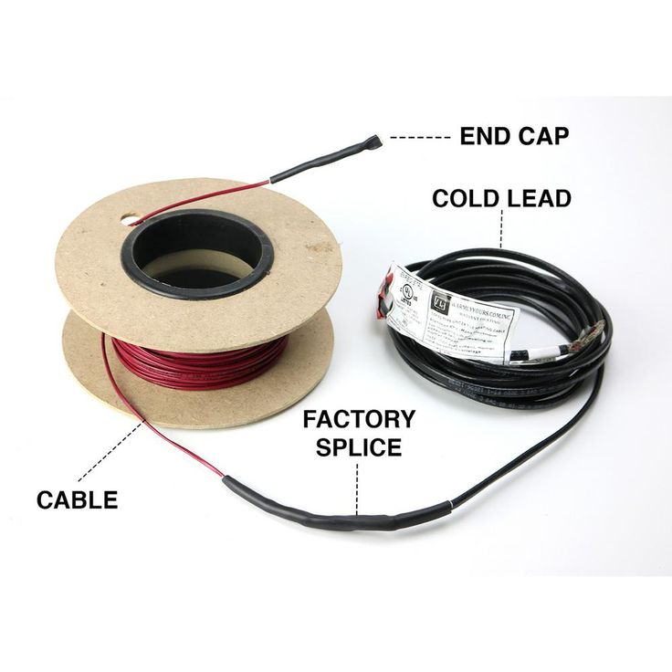 WarmlyYours 355 ft. Cable System with Heat Membrane and Touch Screen Thermostat