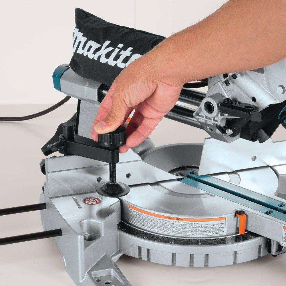 10.5 Amp 8-1/2 in. Corded Single Bevel Sliding Compound Miter Saw w/ Electric Brake, Soft Start, LED Light and 48T Blade - Super Arbor