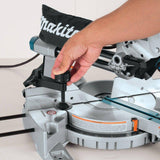 10.5 Amp 8-1/2 in. Corded Single Bevel Sliding Compound Miter Saw w/ Electric Brake, Soft Start, LED Light and 48T Blade - Super Arbor
