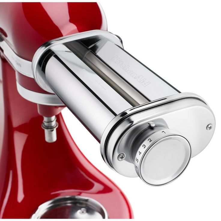 Silver Pasta Roller Attachment for KitchenAid Stand Mixer