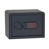 Front Open Personal Vault with 1-Drawer Electronic Lock, Matte Black - Super Arbor