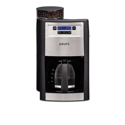 Krups 10-Cup Black/Stainless Residential Drip Coffee Maker