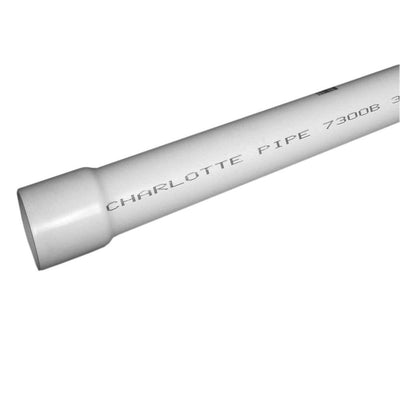 4 in. x 10 ft. PVC 2729 Perforated Pipe - Super Arbor