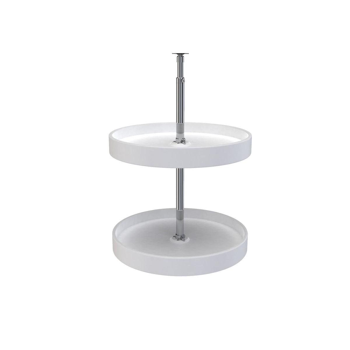 Rev-A-Shelf 2-Tier Plastic Full Circle Cabinet Lazy Susan, 18 in Diameter (Wall Cabinet)