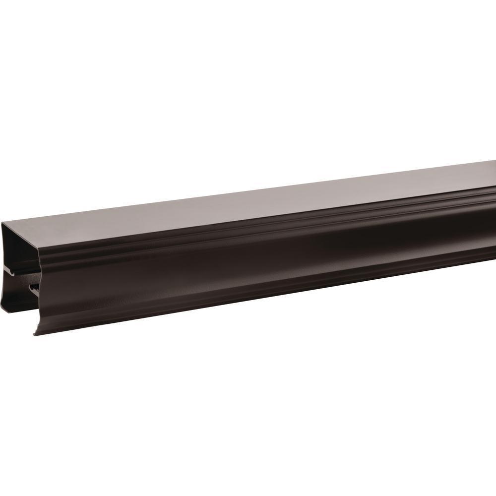 Crestfield 60 in. x 58-1/8 in. Semi-Frameless Traditional Sliding Bathtub Door in Bronze with Transition Glass - Super Arbor