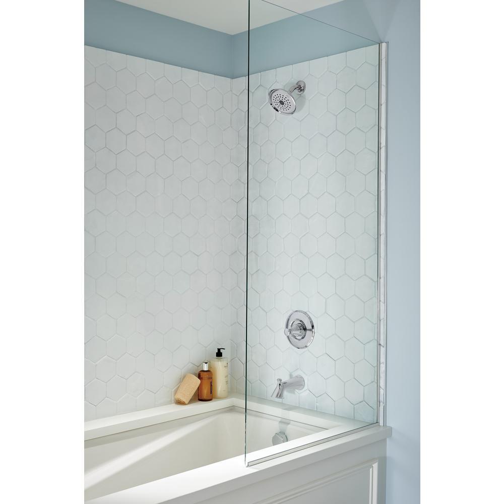 Silverton Single-Handle 1-Spray Tub and Shower Faucet in Chrome (Valve Included) - Super Arbor
