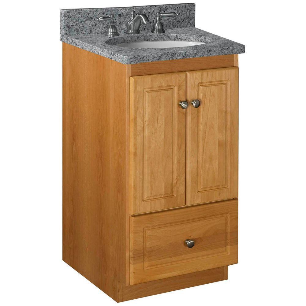 Ultraline 42 in. W x 21 in. D x 34.5 in. H Vanity Cabinet Only in Natural Alder - Super Arbor