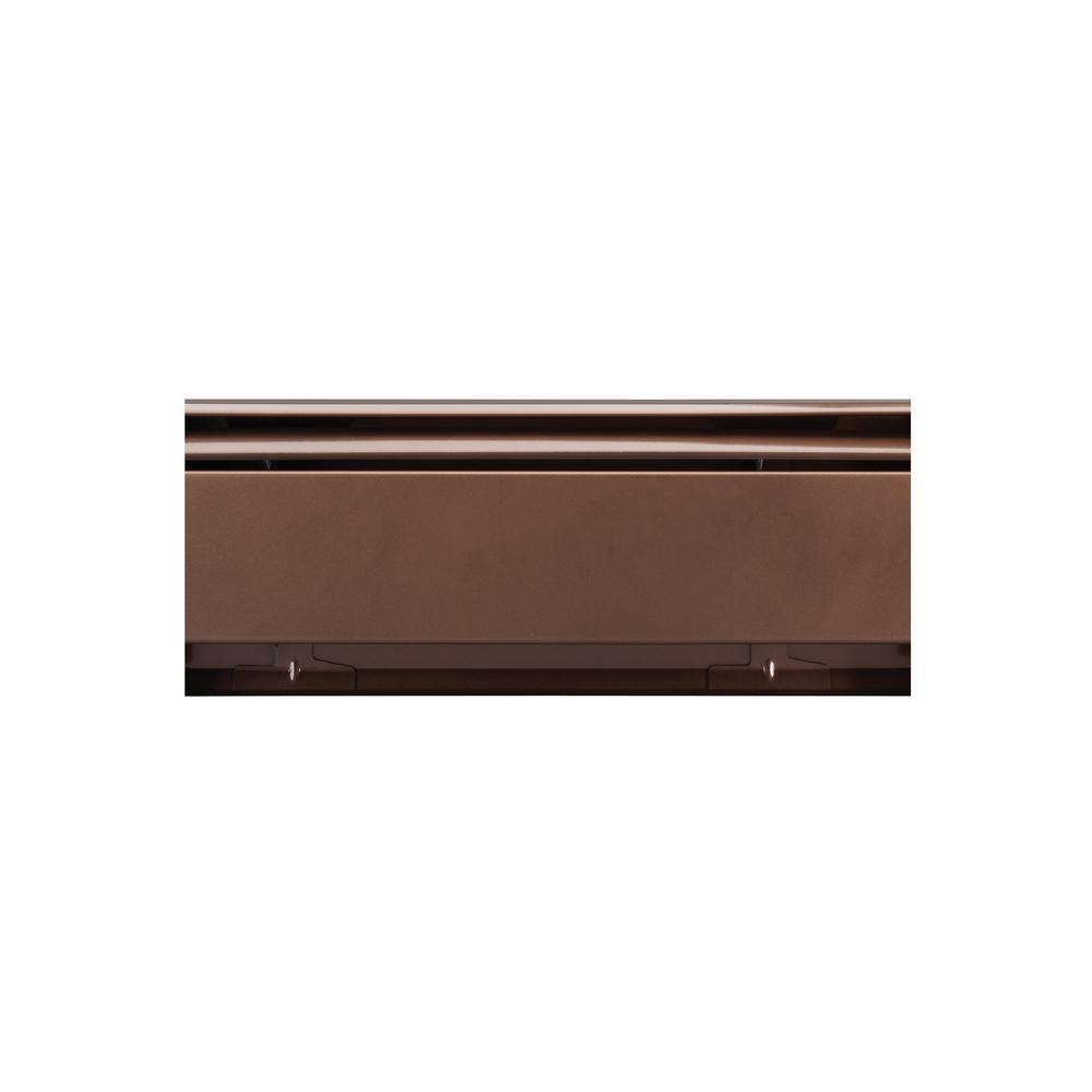 Fine/Line 30 Decor Series 5 ft. Hydronic Baseboard Enclosure Only in Brite White - Super Arbor