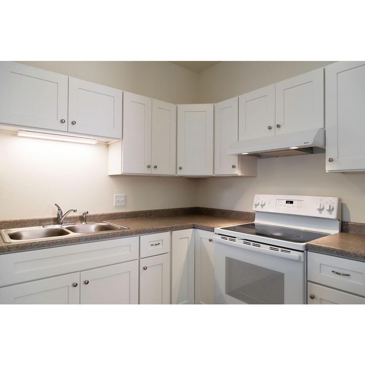 Brookings Plywood Ready to Assemble Shaker 36x34.5x24 in. 2-Door Lazy Susan Corner Base Kitchen Cabinet in White