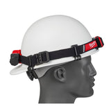 600 Lumens LED USB Rechargeable Low-Profile Hard Hat Headlamp w/BOLT White Type 1 Class C Full Brim Vented Hard Hat - Super Arbor