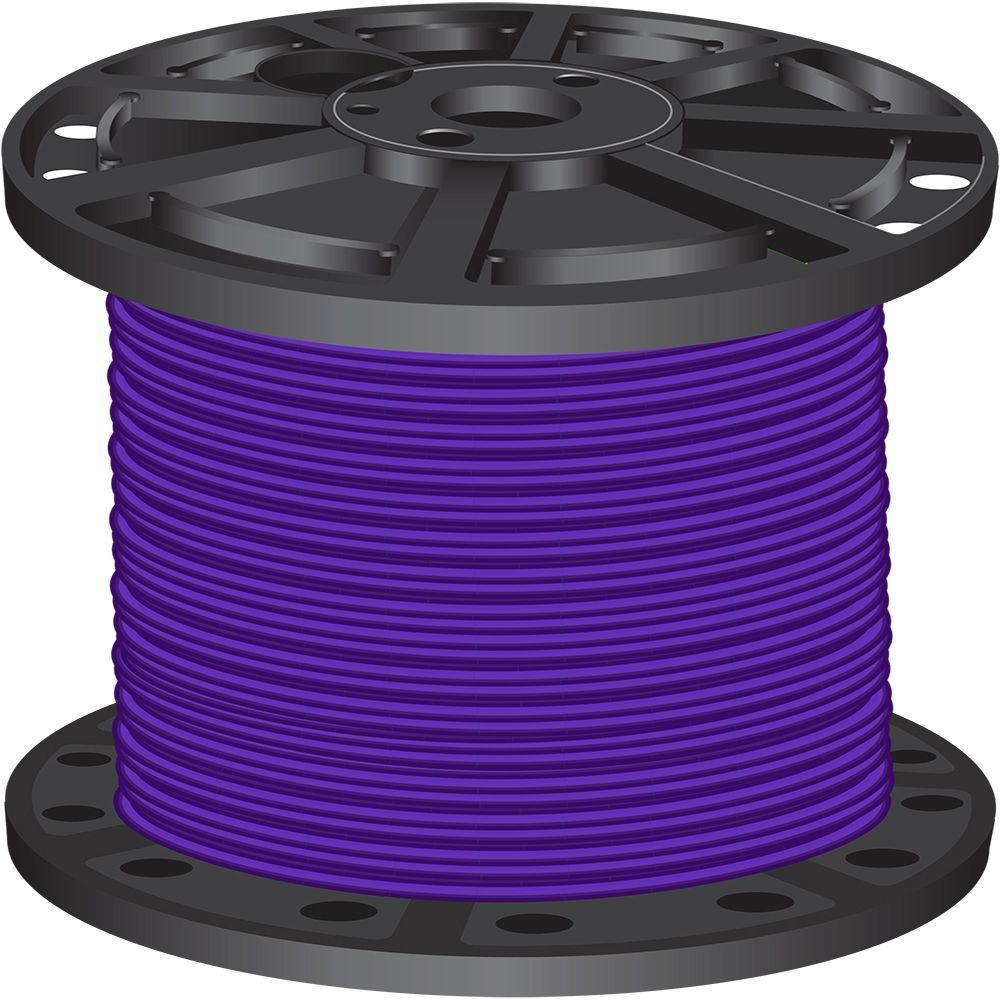500 ft. 6 Black Stranded CU SIMpull THHN Wire - Super Arbor