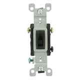 15 Amp 3-Way Toggle Switch, White (6-Pack) - Super Arbor