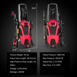 Costway 3500 PSI 2.1 GPM Cold Water Gas Pressure Washer with 5 Nozzles