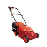 Sun Joe 14 in. 13 Amp Electric Walk Behind Push Lawn Mower with Side Discharge Chute, Red
