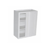 Brookings Plywood Ready to Assemble Shaker 24x30x12 in. 1-Door Blind Wall Kitchen Cabinet in White