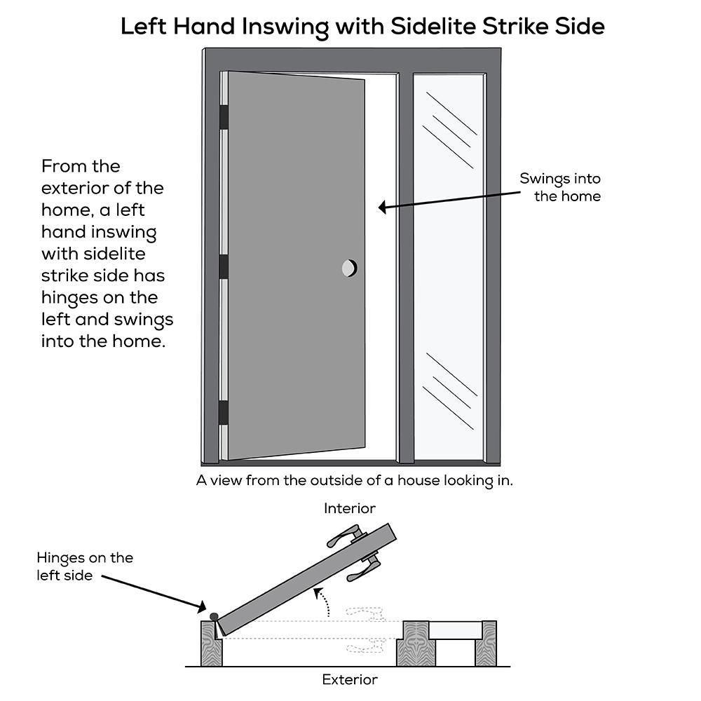 53 in. x 81.75 in. 6-Panel Left-Hand 6-Panel Primed Steel Prehung Front Door with One Sidelite on 6-9/16 in. Frame - Super Arbor