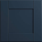 Washington 15 in. W x 24 in. D x 34.5 in. H Vessel Blue Plywood Shaker Assembled Base Kitchen Cabinet Right Utility Tray