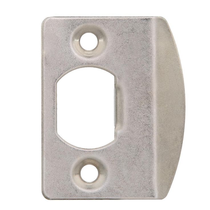 Satin Nickel Latch Strike (2 per Pack)