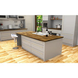Acacia 6 ft. L x 25 in. D x 1 in. T Butcher Block Countertop in Brown Oil Stain