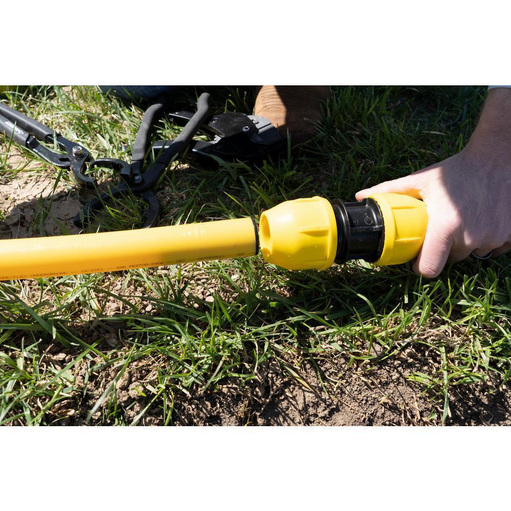 3/4 in. IPS x 100 ft. DR 11 Underground Yellow Polyethylene Gas Pipe - Super Arbor