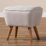 Petronelle Greyish Beige Foot Rest - Super Arbor