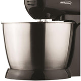 3 Qt. 5-Speed Black Electric Stand Mixer with Bowl and 5-Speed Black Electric Hand Mixer