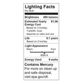EcoSmart 40-Watt Equivalent E26 Spiral CFL Light Bulb Daylight (2-Pack)
