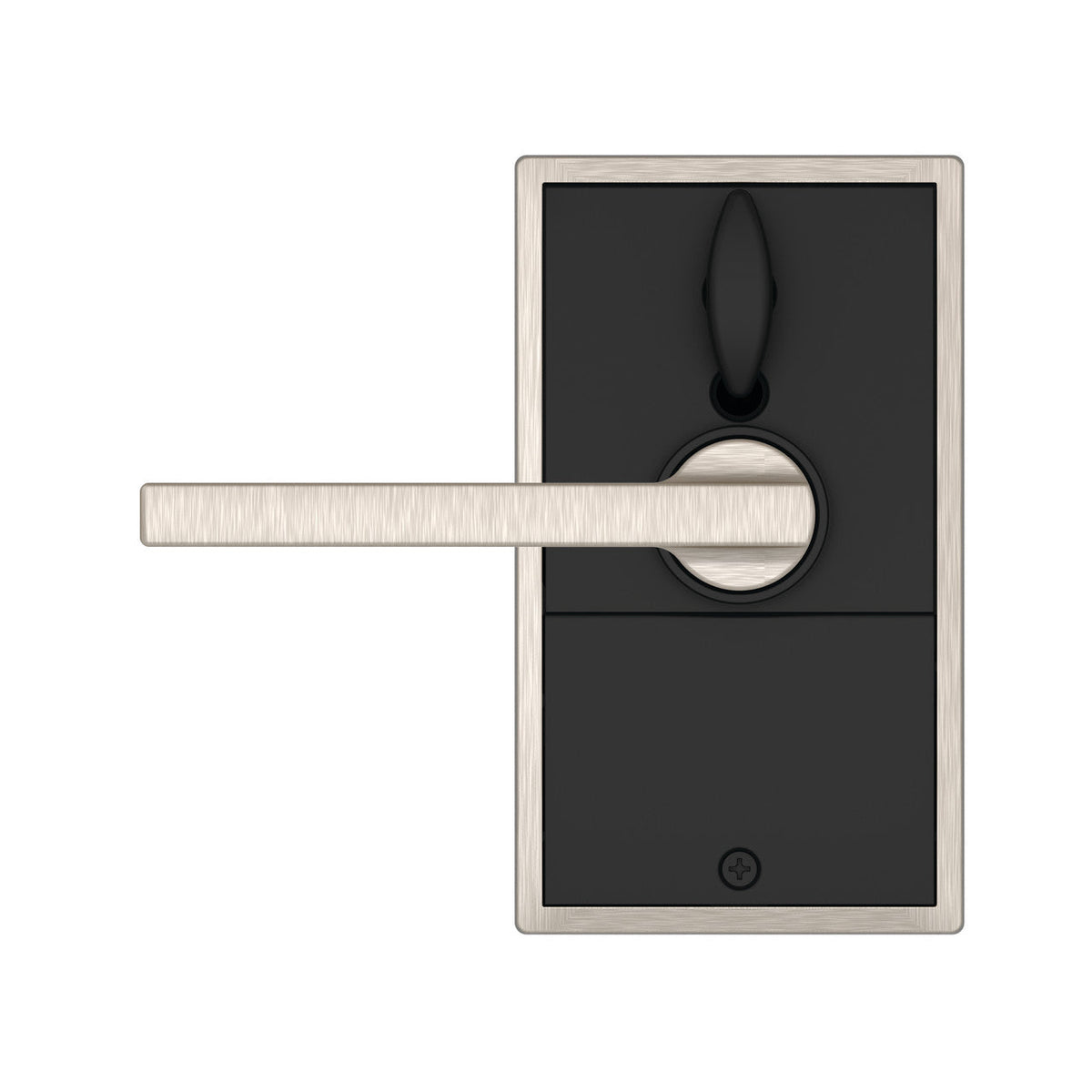 Schlage Century Touch Electronic Door Lock Deadbolt and Latitude Lever, Matte Black
