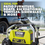 RYOBI 1900 PSI 1.2 GPM Cold Water Electric Pressure Washer