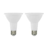 Euri Lighting 75W Equivalent Soft White PAR30 Long Neck Dimmable LED CEC-Certified Light Bulb (2-Pack)