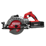 TRUEHVL 48-Volt Cordless 7-1/4 in. Worm Drive Saw Kit with TRUEHVL Battery and Diablo Blade - Super Arbor