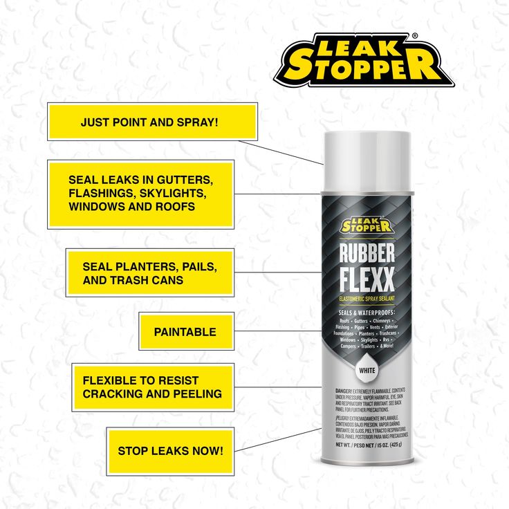 LEAK STOPPER Rubber Flexx 15-fl oz Waterproof Roof Sealant