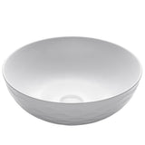 Viva 16-1/2 in. Round Porcelain Ceramic Vessel Sink in White - Super Arbor