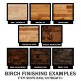 The Baltic Butcher Block 8-ft Natural Straight Butcher Block Birch Kitchen Countertop