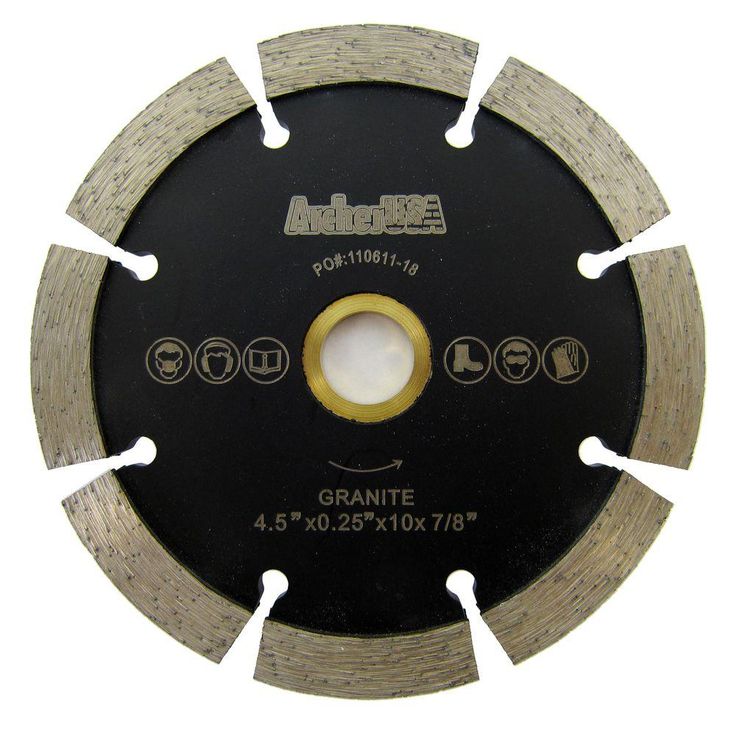 Archer USA 7 in. Tuck Point Diamond Blade for Mortar Removal and Grooving