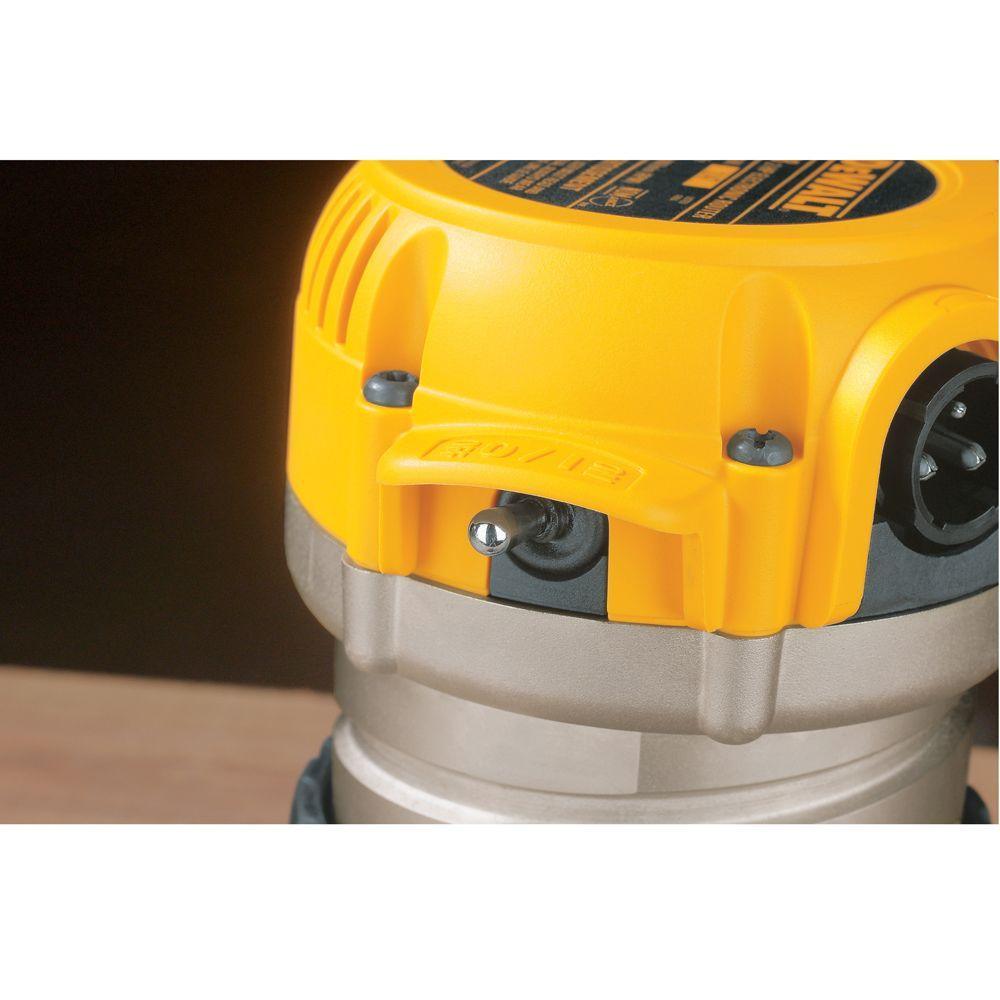 12 Amp Corded 2-1/4 Horsepower Electronic Variable Speed Fixed Base Router with Soft Start - Super Arbor