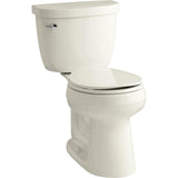 Cimarron Comfort Height 2-Piece 1.28 GPF Single Flush Round Toilet with AquaPiston Flush Technology in White - Super Arbor