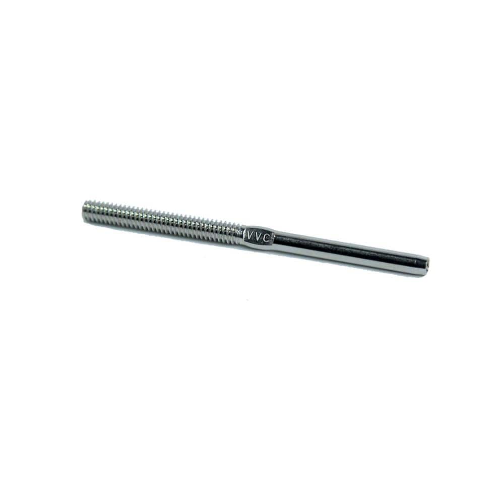 1/8 in. Stainless Steel Cable Railing Assembly Kit - 35 ft. with Black Caps