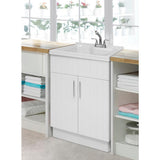 Shaker Laundry cabinet kit with pull-out faucet - Super Arbor