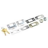 Plymouth Satin Nickel Double Cylinder Deadbolt with Plymouth Knob Door Handleset - Super Arbor