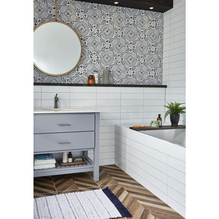 MSI 4 in. x 16 in. Glossy Ceramic White Subway Tile (0.44 sq. ft.)