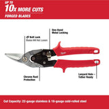 10 in. Left-Cut Aviation Snips - Super Arbor